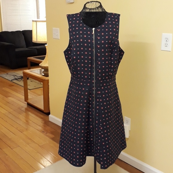 tommy hilfiger zip front dress